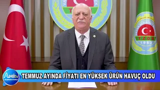 ŞEMSİ BAYRAKTAR TEMMUZ AYINDA FİYATI EN YÜKSEK ÜRÜN HAVUÇ OLDU DEDİ