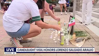 Houston candlelight vigil honors Lorenzo Salgado Araujo