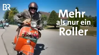 Vespa: 80-jähriges Jubiläum und Vespa-Freunde in Niederbayern | Wir in Bayern | BR