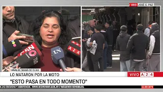🚨 DAVID ELÍAS MURDER IN JOSÉ C. PAZ: "THIS HAPPENS ALL THE TIME" - MOM