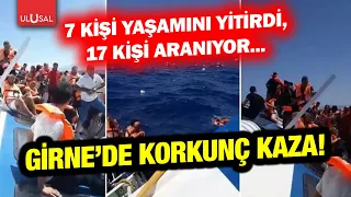 Ferry capsizes off the coast of Kyrenia! 7 dead, 17 missing