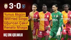?️ Futbolcularımızdan Yunus Akgün, Wilfried Singo, Uğurcan Çakır ve Renato Nhaga'nın açıklamaları