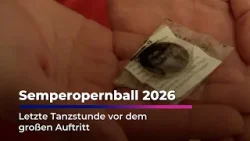 Letzte Tanzstunde vor dem Semperopernball I Sachsen Fernsehen