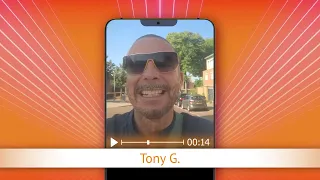 TV Oranje app video message - Tony G.