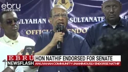 Garissa Governor Nathif Jama Endorsed for Senatorial Seat in 2027. #ebrunews