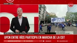 UPCN Entre Ríos esta presente en la marcha de CGT - Com- Tel. José Allende