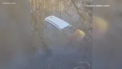 Georgia sheriff's office saves woman after driving car into lake