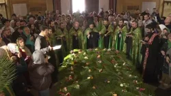 Ծաղկազարդի տոնը հայ հավատացյալները նշել են Մոսկվայի Սուրբ Պայծառակերպություն եկեղեցում