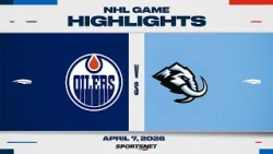 NHL Highlights | Oilers vs. Mammoth - April 7, 2026