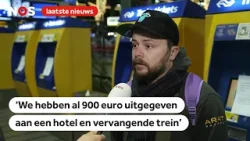 Reizigers vast op Schiphol door aanhoudend winterweer