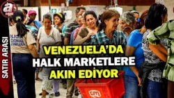 Venezuela'da marketler tıklım tıklım! TV'lerde ne yayınlanıyor? | A Haber