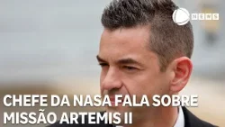 Chefe da Nasa, Jared Isaacman, fala sobre missão Artemis II após retorno à Terra