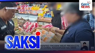 Bago sa Saksi: 183kg ng undocumented frozen meat products na galing umanong China... | Saksi