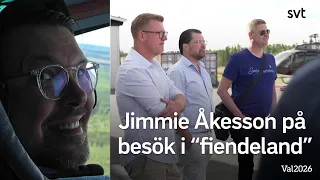 Här besöker Jimmie Åkesson (SD) "fiendeland"