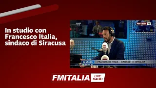 In studio con Francesco Italia, sindaco di Siracusa