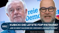 FDP: Letzte Karte der Liberalen? Polit-Experte verrät! Warum jetzt alles an Wolfgang Kubicki hängt