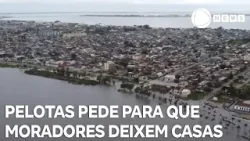 Prefeitura de Pelotas-RS pede para que moradores deixem casas