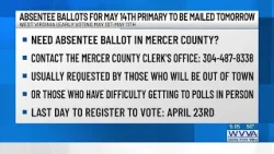 Absentee ballots for May 14 Primary will be mailed Friday
