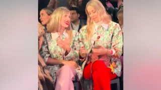 Laurita and Espasadin matching outfits