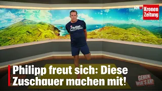 Philipp gets moving on Tuesday, 8/25: The instructor is excited: These viewers are joining in!