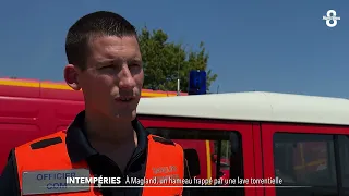 In Magland, a hamlet hit by a mudslide
