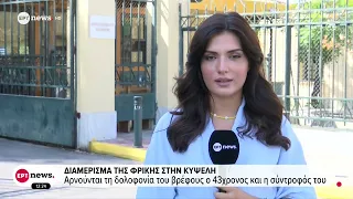 Βρεφοκτονία στην Κυψέλη: Δίωξη για ανθρωποκτονία στον 43χρονο και την 38χρονη σύντροφό του