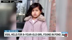 Проведена панихида по 9-летней девочке, найденной в пруду.