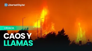 Las llamas asolan Croacia: evacuación masiva y decenas de heridos