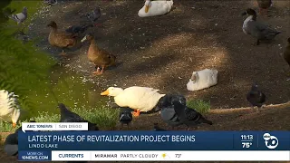 Lindo Lake Revitalization construction begins, closing portions of park