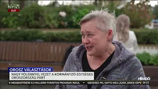 Tarolt az Egységes Oroszország - HírTV
