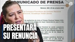 Guadalupe Taddei announces her resignation from the INE following corruption accusations and mill...