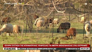 ΙΣΧΥΡΗ ΣΥΣΤΑΣΗ ΤΗΣ ΚΤΗΝΙΑΤΡΙΚΗΣ ΥΠΗΡΕΣΙΑΣ ΓΙΑ ΜΕΤΡΑ ΒΙΟΑΣΦΑΛΕΙΑΣ ΣΤΙΣ ΕΚΤΡΟΦΕΣ