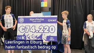 Leerlingen halen fantastisch bedrag op in Elburg