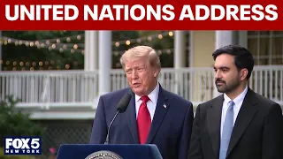 Trump to address UN General Assembly after Gracie Mansion meeting with Mayor Mamdani