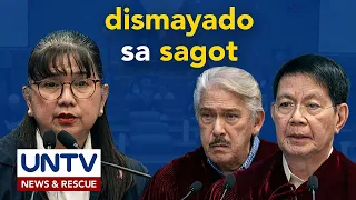Senator-judges Lacson at Sotto, dismayado sa sagot ni former SDO Gina Acosta