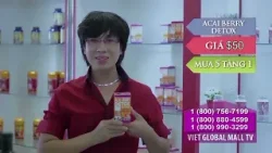ACAI BERRY DETOX - GIÚP EO THON BỤNG GỌN - GIÚP CHỐNG TÁO BÓN - Global Mall TV ACAI BERRY DETOX - GIÚP EO THON BỤNG GỌN - GIÚP CHỐNG TÁO BÓN - Global Mall TV