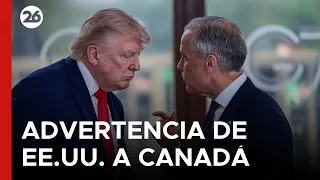 🇺🇸 ECONOMIC TENSION | US warns that a trade war would be devastating for Canada