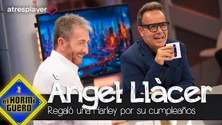 La loca prueba con la que Àngel Llàcer regaló una Harley por su cumpleaños - El Hormiguero