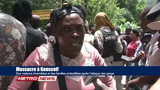 Massacre à Kenscoff | Des maisons incendiées et des familles endeuillées après l’attaque des gangs