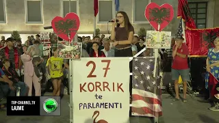 Top Channel/ “Të hënën, më 27 korrik në protestë para Kuvendit”, aktivisti: Ne aty do të jemi, nëse…