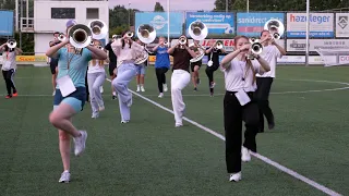 Wednesday evening, July 15, Showband Irene farewell rehearsal ahead of the World Music Contest