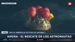 ? MISIÓN ARTEMIS II | Comienza el rescate de los astronautasula
