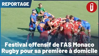 AS Monaco Rugby's offensive showcase for their home opener