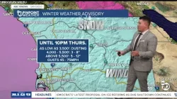 SoCal Storm: One more round of rain and heavy snow in the mountains