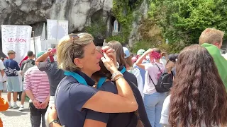 Month of May, month of Mary: I offer a flower to Our Lady of Lourdes