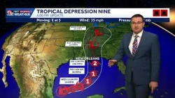 Tropical Depression 9 forms, could become first hurricane of the Atlantic season