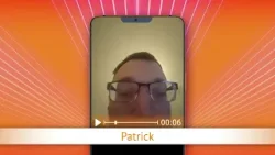 TV Oranje app videoboodschap - Patrick