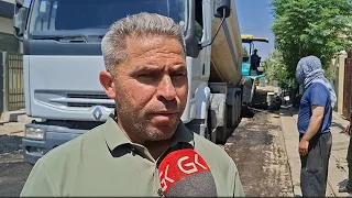گەڕەكەكانی چەمچەماڵ قیرتاودەكرێن