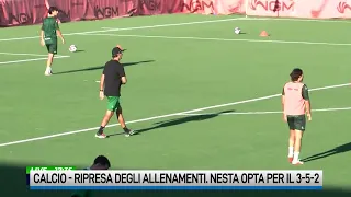 Avellino, primo allenamento della settimana. Nesta opta per il 3-5-2
