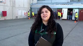 Inmates at the Punta Arenas Penitentiary Complex participate in a 5K race